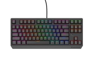 Клавиатура Genesis Gaming Keyboard Thor 230 TKL Lite US Rainbow Mechanical Outemu Red Black Hot Swap