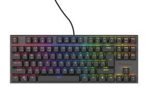 Клавиатура Genesis Mechanical Gaming Keyboard Thor 303 TKL RGB Backlight Brown Switch US Layout Black