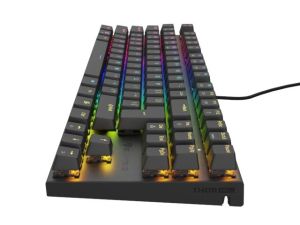 Клавиатура Genesis Mechanical Gaming Keyboard Thor 303 TKL RGB Backlight Brown Switch US Layout Black