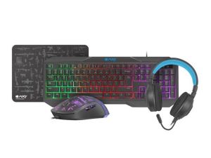 Комплект Fury Gaming Combo Set 4in1 Thunderstreak 3.0 Keyboard + Mouse + Headphones + Mousepad, US Layout