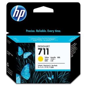 Консуматив HP 711 3-pack 29-ml Yellow Ink Cartridges