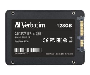 Твърд диск Verbatim Vi550 S3 2.5" SATA III 7mm SSD 128GB