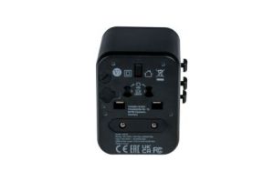 Адаптер Verbatim UTA-01 Universal Travel Adapter with 2 x USB-A ports