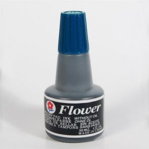 Тампонно мастило Bluering Flower 30 ml Синьо