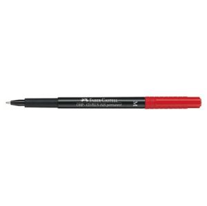 Универсален перманентен OHP маркер Faber-Castell 1525 М 1.0 mm Червен