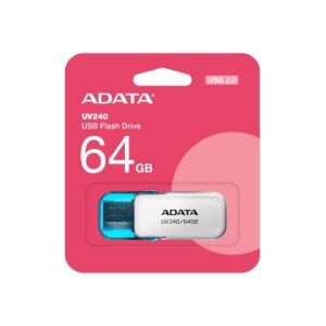 Памет ADATA UV240 64GB USB 2.0 White