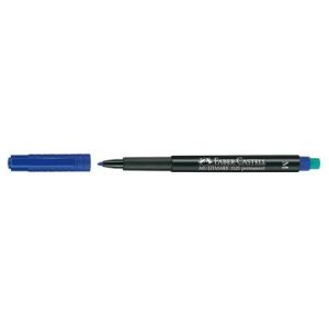 Универсален перманентен OHP маркер Faber-Castell 1525 М 1.0 mm Син