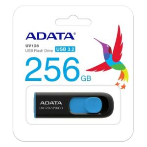 Памет ADATA UV128 256GB USB 3.2 Black