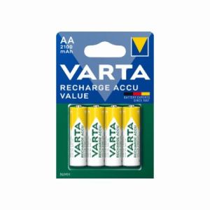 Батерия Varta Power Accu R2U/AA Презареждаща 2100 mAh, 1.2V, 3+1 бр.