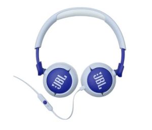 Слушалки JBL JR320 Wired on-ear kids headphones, Blue