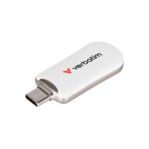 Памет Verbatim Plectra USB-C Flash Drive White 64GB