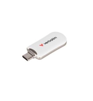 Памет Verbatim Plectra USB-C Flash Drive White 128GB