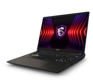 Лаптоп MSI Vector 16 HX A14VHG, i9-14900HX (24C/32T, up to 5.8 GHz, 36MB), GeForce RTX 4080 12GB GDDR6 542 AI TOPS, 16" QHD+ 2560x1600 240Hz 500 nits, 32GB RAM (16GBx2) DDR5-5600, 1TB SSD, Killer WiFi 7, BTv5.4, Per-Key RGB KBD SteelSeries, Windows 11 Hom