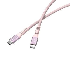 Кабел Verbatim Sync & Charge USB-C to USB-C 60W Magnetic 120 cm - Pink