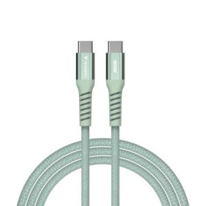 Кабел Verbatim Sync & Charge USB-C to USB-C 100W Magnetic 120 cm - Green