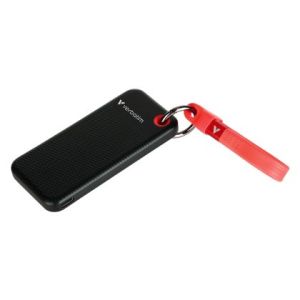 Твърд диск Verbatim Pocket SSD USB 3.2 Gen 2 1TB Black/Red