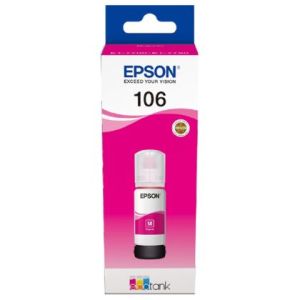 Консуматив Epson 106 EcoTank Magenta ink bottle x 10+Epson 106 EcoTank Magenta ink bottle 11