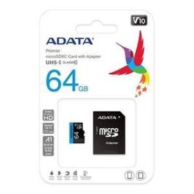 Памет Adata 64GB MicroSDXC UHS-I CLASS10 A1 (1 adapter)