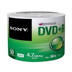 DVD+R Sony 16x 4.7 GB 50 бр., Bulk