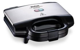Сандвич мейкър Tefal SM157236 Ultracompact white, grill plate, 700W, on/off, ready-cook button, LED