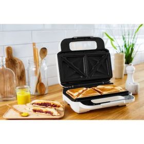 Сандвич мейкър Tefal SW701110, MULTIPLATES SNACK XL, 850W, plates extra-deep, 2 plates (triagles sandw, waffles)
