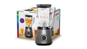Блендер Bosch MMB6141S, VitaPower Blender, 1200 W, Tritan blender jug 1.5l, Two speed settings and pulse function, ProEdge stainless steel blades made in Solingen, Silver