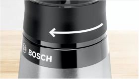 Блендер Bosch MMB2111M, Blender VitaPower Series 2, 0,6 L, 450 W, ToGo bottle from Tritan, Stainless steel