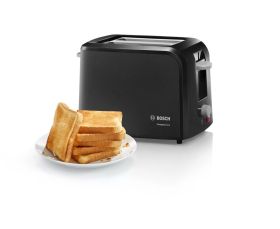 Тостер Bosch TAT3A013, Toaster, CompactClass, 825-980 W, Auto power off, Lifting high, Black