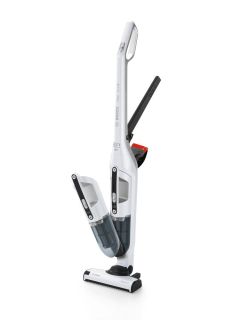 Прахосмукачка Bosch BCH3K255, Wireless Vacuum Cleaner, 2 in 1, with built-in accessories, polar white metallic