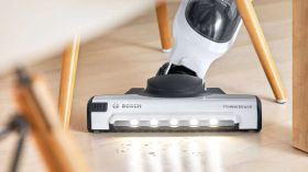 Прахосмукачка Bosch BBH3ALL28, Cordless Handstick Vacuum cleaner 2 in 1 Flexxo Gen2 28Vmax, Serie 4, built-in accessories, White