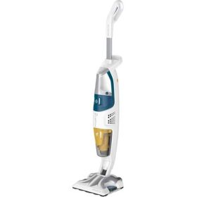 Парочистачка Rowenta RY8561WH, CLEAN & STEAM ALL FLOORS, cyclonic technology, 1700 W, up to 30 min. staem running time, 30 sec.heating time, Dual Clean & Steam suction head, dust container/bag 0.5 L, water tank 0.4 L, additional cleaning accessories; Whit