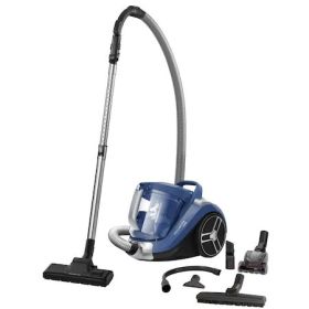 Прахосмукачка Rowenta RO4881EA COMPACT POWER XXL, BLUE / GRIS PLUME, 2.5L, 550W, 75dB, mini turbobrush, parquet - crevice tool - upholstery nozzle, XXL flexible crevice