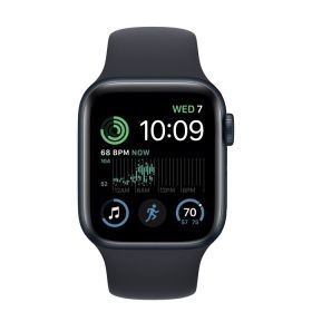 Часовник Apple Watch SE2 GPS 40mm Midnight Aluminium Case with Midnight Sport Band - Regular
