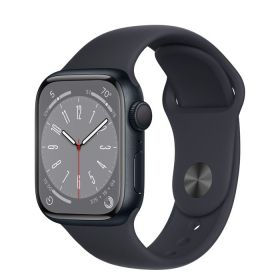 Часовник Apple Watch Series 8 GPS 41mm Midnight Aluminium Case with Midnight Sport Band - Regular