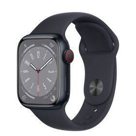 Часовник Apple Watch Series 8 GPS + Cellular 41mm Midnight Aluminium Case with Midnight Sport Band - Regular