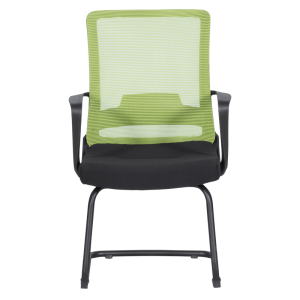 Посетителски стол Carmen 7564 - черно - зелен