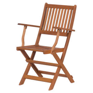 Сгъваем дървен градински стол  MIKA