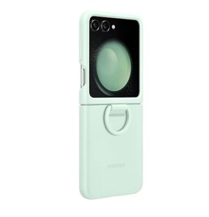 Калъф Samsung F731 Flip5 Silicone Case with Ring Ocean Green