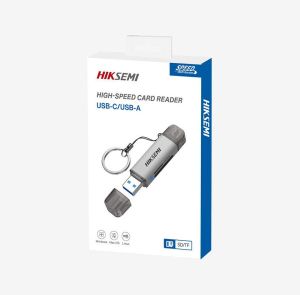 Четец за карти HIKSEMI Card Reader, USB 3.0 and Type-C, SD cards and TF cards