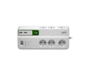 Филтър APC Essential SurgeArrest 6 outlets with 5V, 2.4A 2 port USB charger, 230V Germany