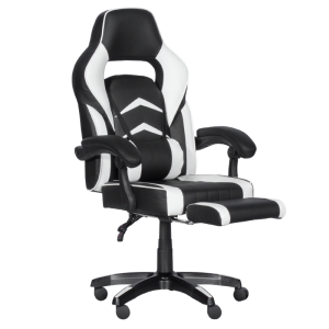 Геймърски стол Carmen 6198 - черен-бял