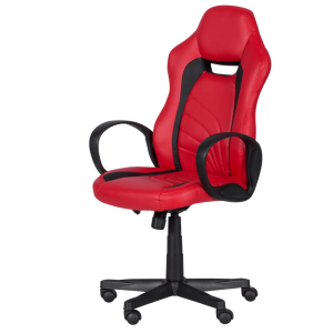 Геймърски стол Carmen 7525 R - червено - черно