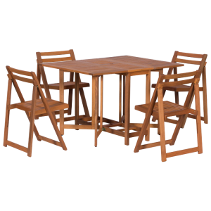 Градински комплект пакет маса с 4 сгъваеми стола CLAUS