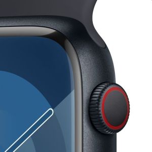Часовник Apple Watch Series 9 GPS + Cellular 45mm Midnight Aluminium Case with Midnight Sport Band - S/M