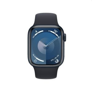 Часовник Apple Watch Series 9 GPS + Cellular 41mm Midnight Aluminium Case with Midnight Sport Band - S/M
