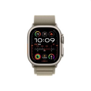 Часовник Apple Watch Ultra 2 GPS + Cellular, 49mm Titanium Case with Olive Alpine Loop - Medium
