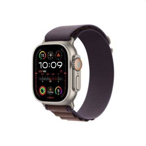 Часовник Apple Watch Ultra 2 GPS + Cellular, 49mm Titanium Case with Indigo Alpine Loop - Medium
