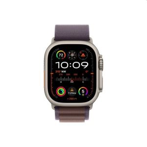 Часовник Apple Watch Ultra 2 GPS + Cellular, 49mm Titanium Case with Indigo Alpine Loop - Medium