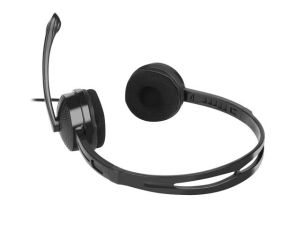 Слушалки Natec Headset Canary With Microphone Black