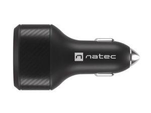 Зарядно устройство Natec Coney 2xUSB, 1xUSB-C Quick charger 84W Black